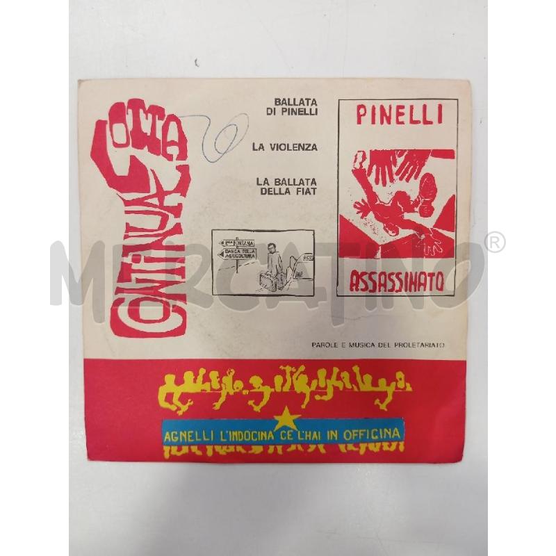 45 LOTTA CONTINUA BALLATA DI PINELLI | Mercatino dell'Usato Roma viale tirreno 1