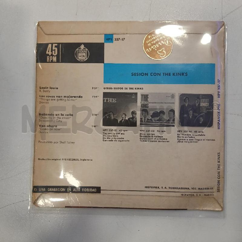 45 SESION CON THE KINKS  | Mercatino dell'Usato Roma viale tirreno 2