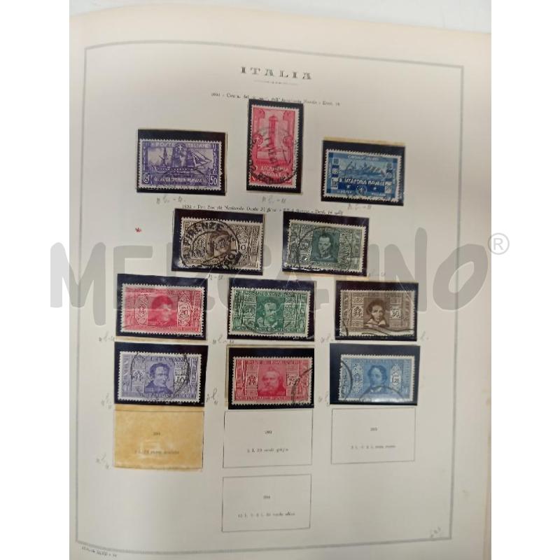 ALBUM FRANC REGNO D'ITALIA 1862-1945 SU ALBUM MARINI | Mercatino dell'Usato Roma viale tirreno 2