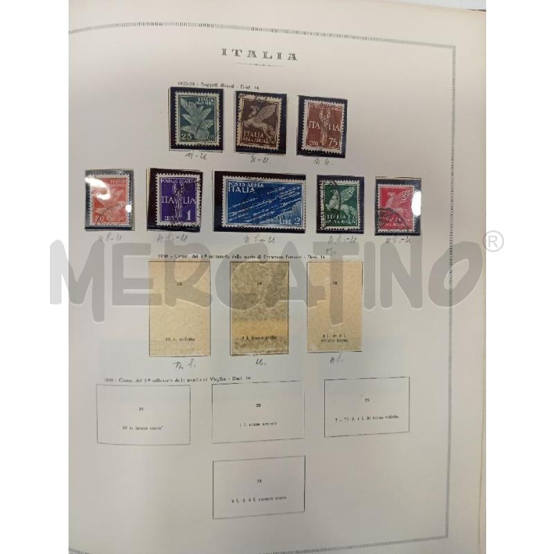 ALBUM FRANC REGNO D'ITALIA 1862-1945 SU ALBUM MARINI | Mercatino dell'Usato Roma viale tirreno 3
