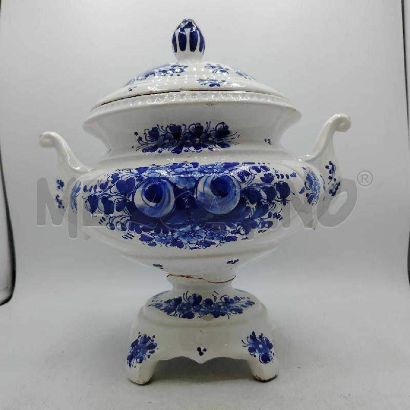 ALZATA CON COPERCHIO CER GUBBIO BIA BLU | Mercatino dell'Usato Roma viale tirreno 1