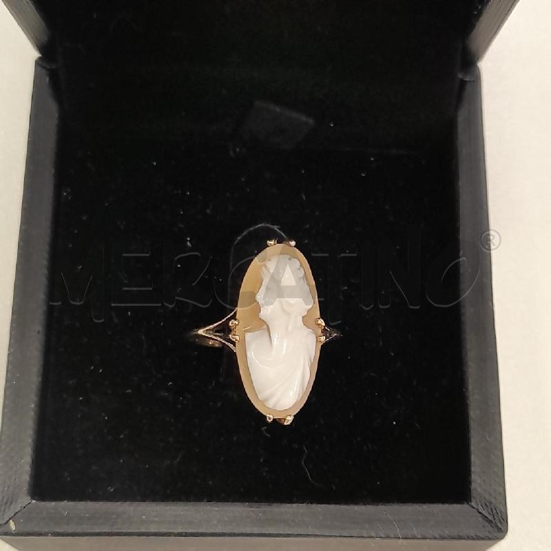 ANELLO D CAMMEO DONNA | Mercatino dell'Usato Roma viale tirreno 2
