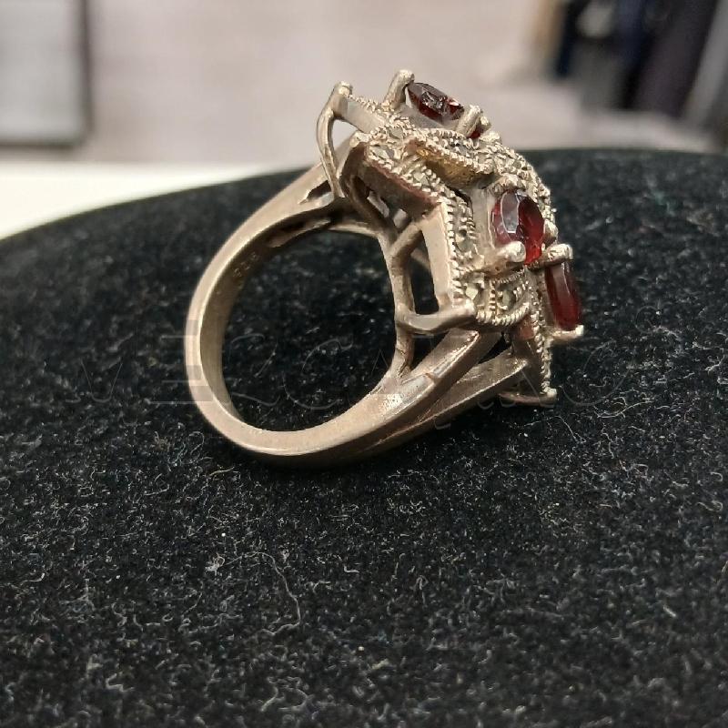 ANELLO D MET 4 SFACC RSS GR STRASS | Mercatino dell'Usato Roma viale tirreno 2