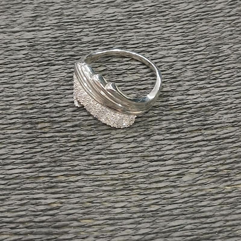 ANELLO D MET PIUMA GR STRASS | Mercatino dell'Usato Roma viale tirreno 1