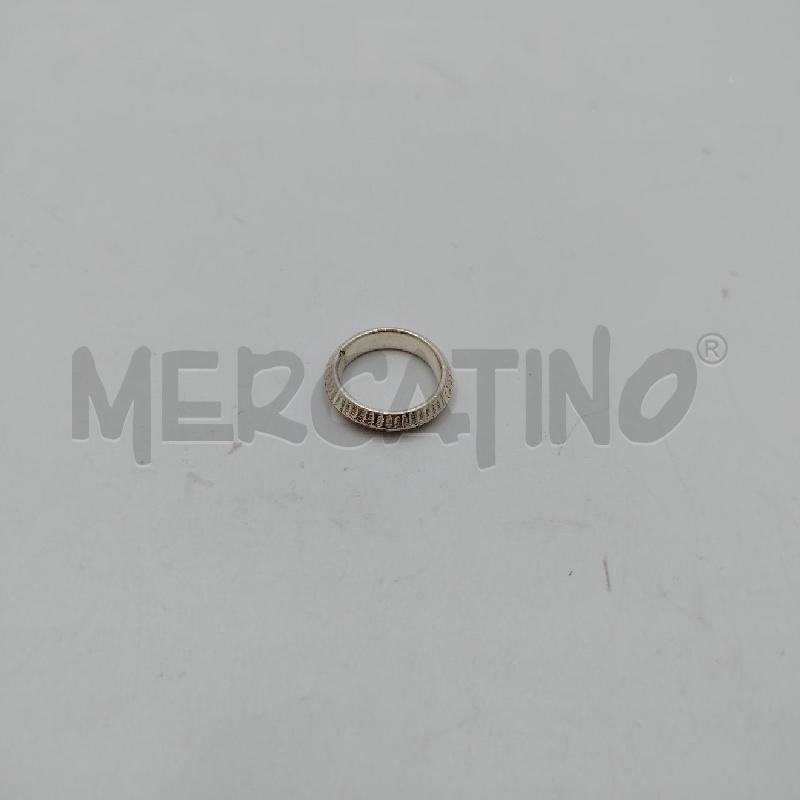 ANELLO D MET RIGHETTE INCISE | Mercatino dell'Usato Roma viale tirreno 1