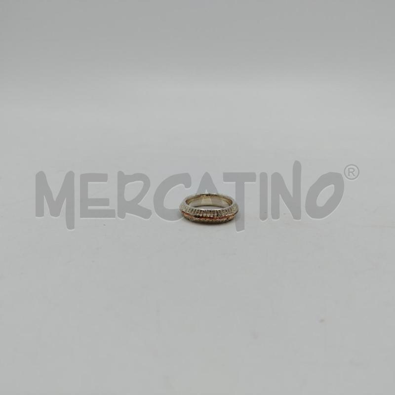 ANELLO D MET RIGHETTE INCISE | Mercatino dell'Usato Roma viale tirreno 4