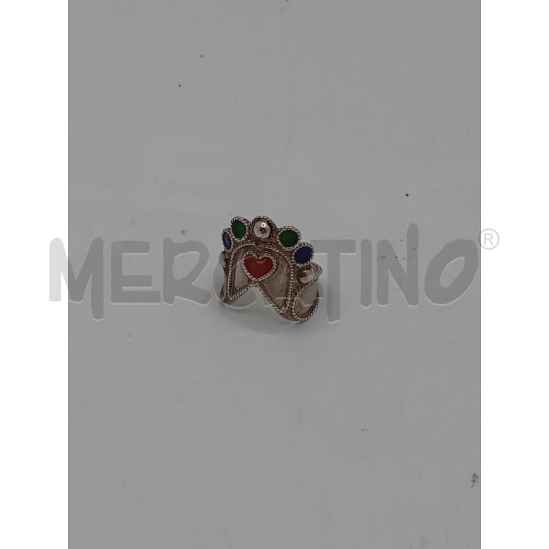 ANELLO D MET SMALTO RSS VE BL | Mercatino dell'Usato Roma viale tirreno 1