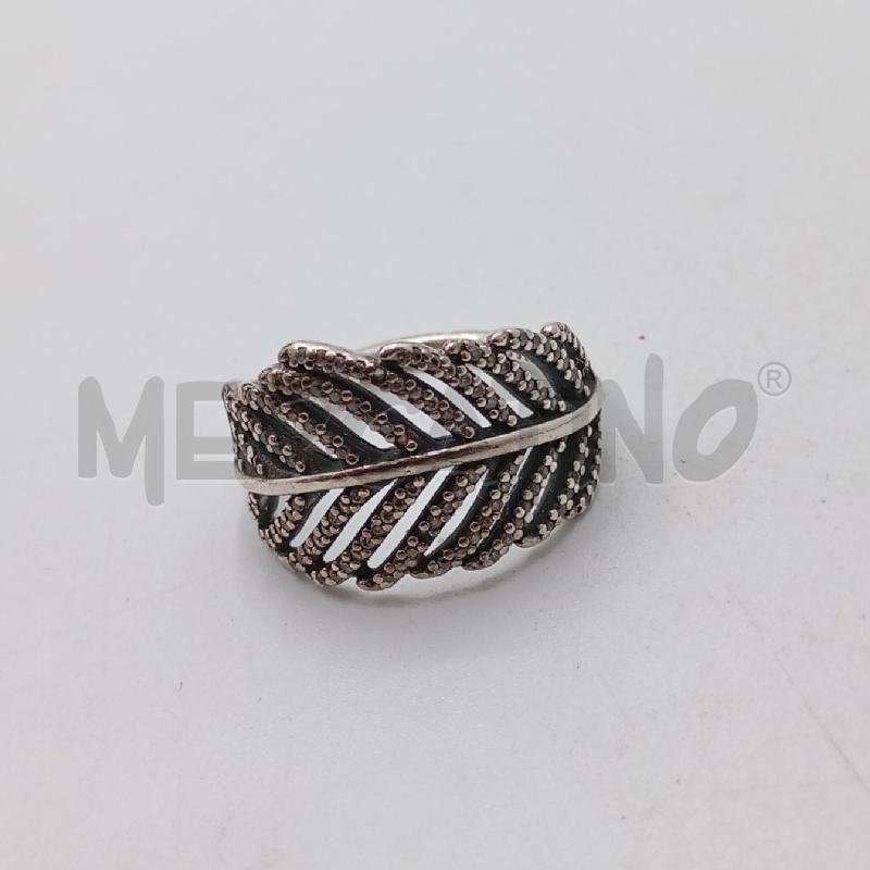 ANELLO D PANDORA FOGLIA STRASS BI | Mercatino dell'Usato Roma viale tirreno 2