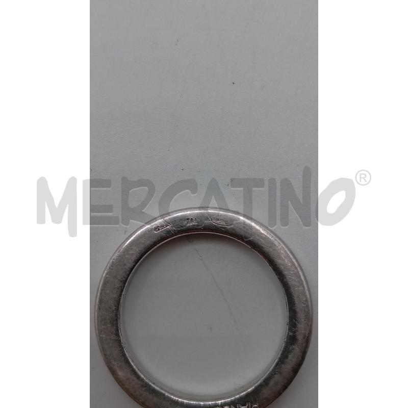 ANELLO D PIANEGONDA ARGENTATO | Mercatino dell'Usato Roma viale tirreno 3
