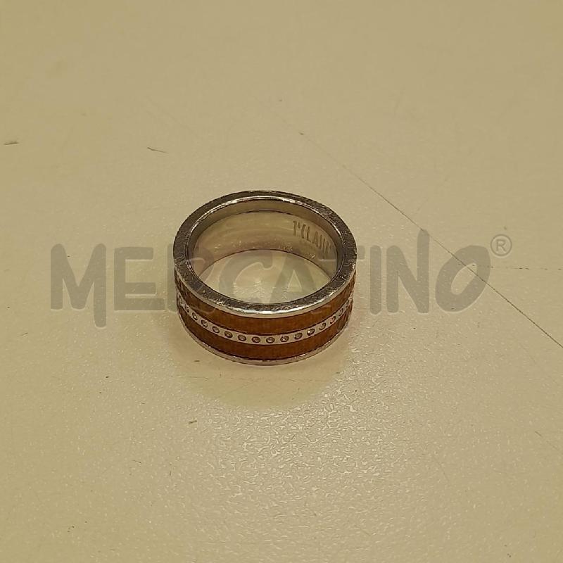 ANELLO D PRIMA CLASSE FASCIA LARGA LINEA CENTR STRASS  | Mercatino dell'Usato Roma viale tirreno 1