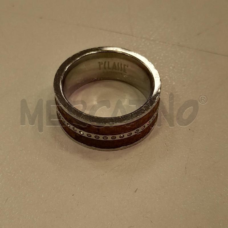 ANELLO D PRIMA CLASSE FASCIA LARGA LINEA CENTR STRASS  | Mercatino dell'Usato Roma viale tirreno 2