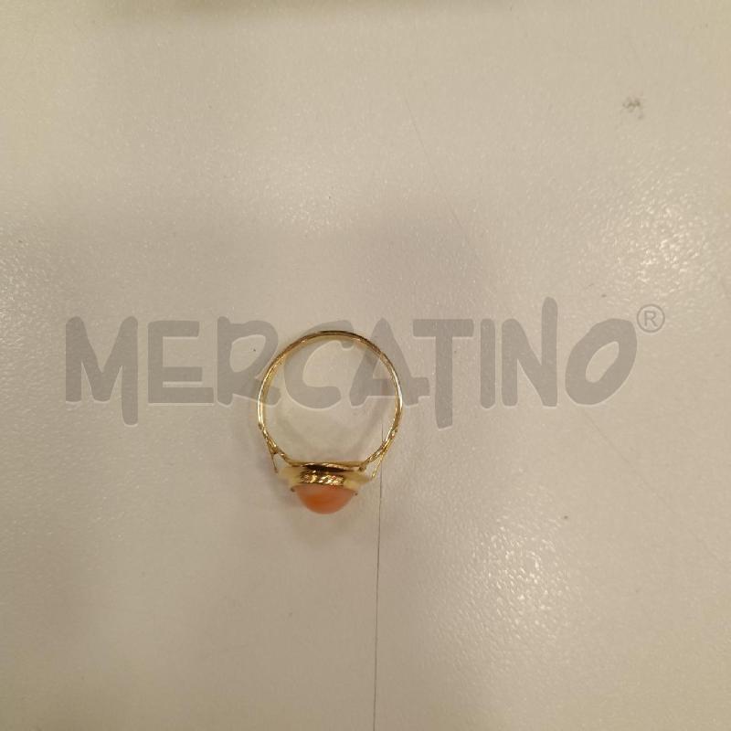 ANELLO GIA OVALE CORAL RS | Mercatino dell'Usato Roma viale tirreno 3