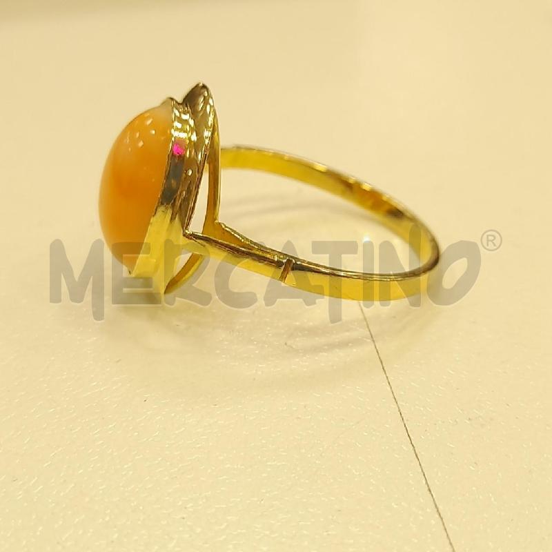 ANELLO GIA OVALE CORAL RS | Mercatino dell'Usato Roma viale tirreno 4