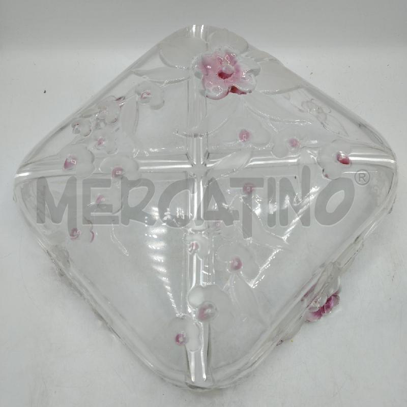 ANTIPASTIERA CRISTALLO GERMANY DEC ROSE | Mercatino dell'Usato Roma viale tirreno 4
