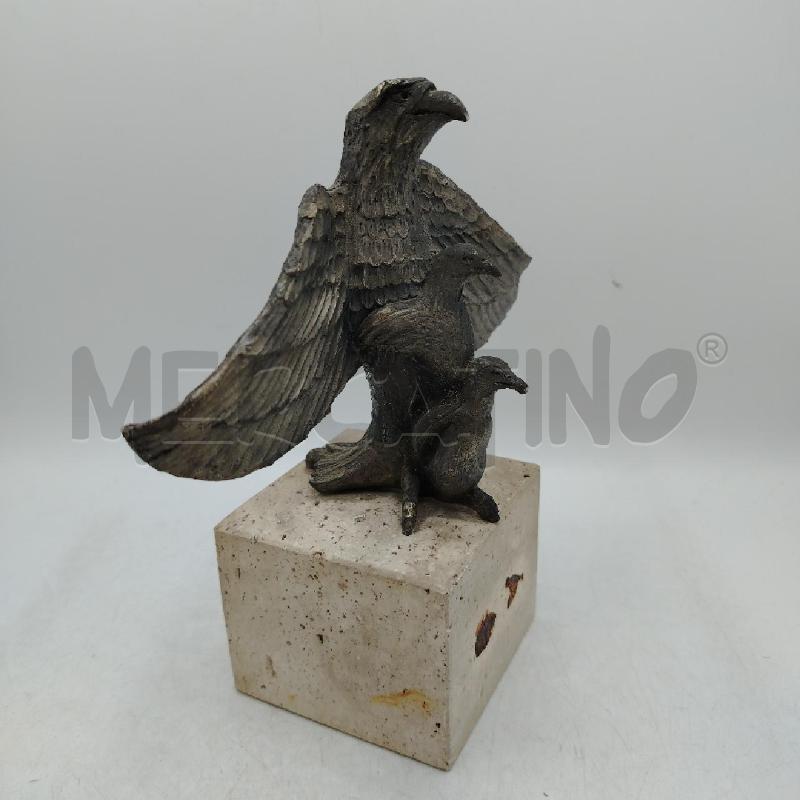 AQUILA SU BASE MARMO CUBICO | Mercatino dell'Usato Roma viale tirreno 2