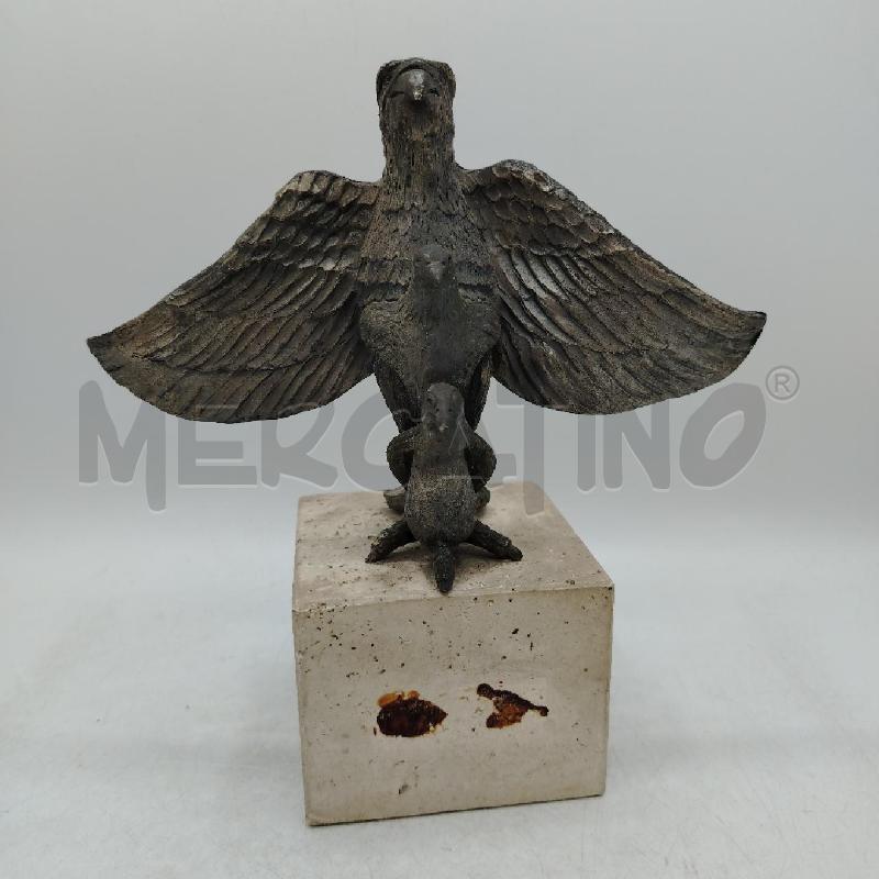 AQUILA SU BASE MARMO CUBICO | Mercatino dell'Usato Roma viale tirreno 3