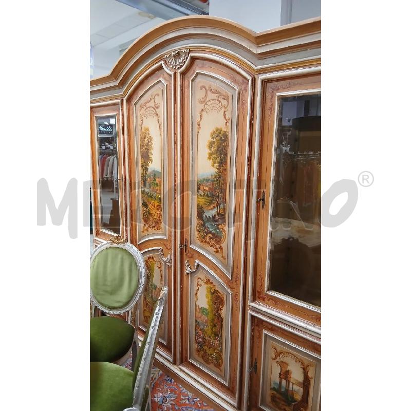 ARMADIO DIPINTO A MANO 4ANTE 2SP | Mercatino dell'Usato Roma viale tirreno 1