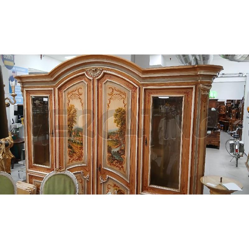 ARMADIO DIPINTO A MANO 4ANTE 2SP | Mercatino dell'Usato Roma viale tirreno 3
