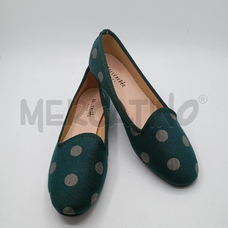 BALLERINA BALLERETTE ROMA VERDE A POIS  | Mercatino dell'Usato Roma viale tirreno 1