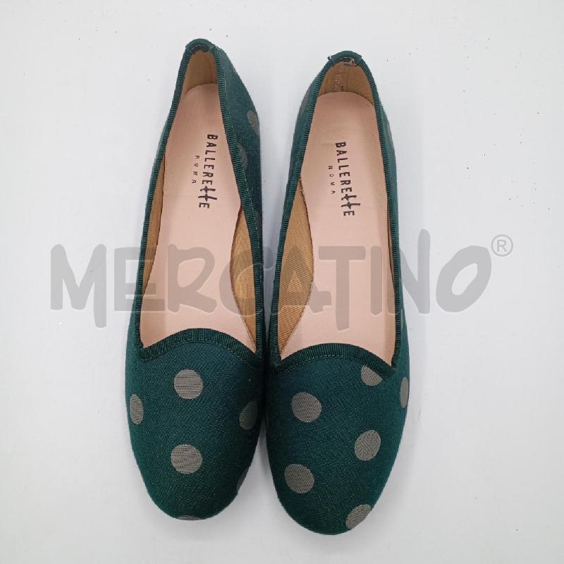 BALLERINA BALLERETTE ROMA VERDE A POIS  | Mercatino dell'Usato Roma viale tirreno 3