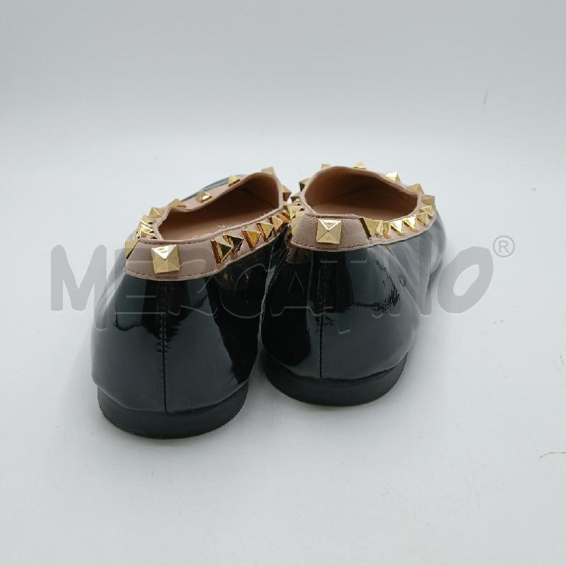 BALLERINA GUJA MILANO NERO/BEIGE CON BORCHIE | Mercatino dell'Usato Roma viale tirreno 2