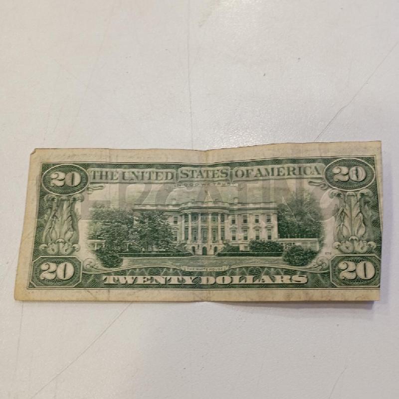 BANCONOTA 20 DOLLARI FEDERAL RESERVE NOTE 1977 | Mercatino dell'Usato Roma viale tirreno 2
