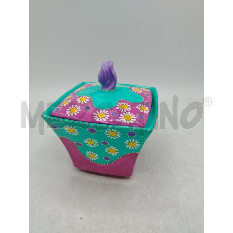 BARATTOLINO ROSA VERDE FIORI COLORATI | Mercatino dell'Usato Roma viale tirreno 1