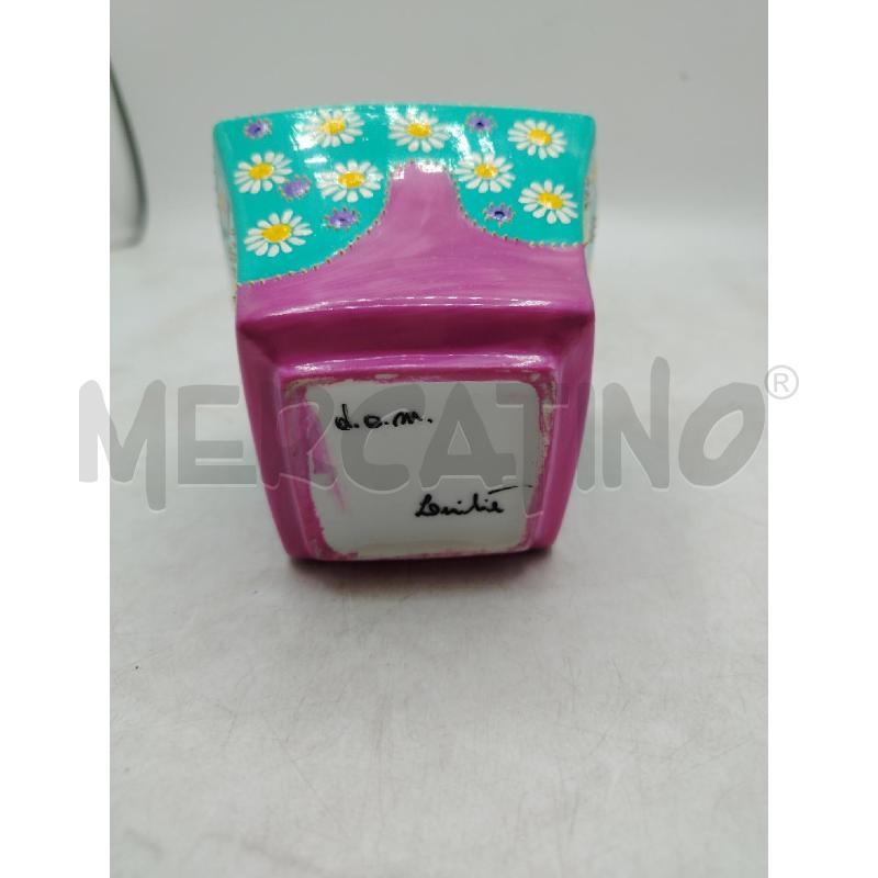 BARATTOLINO ROSA VERDE FIORI COLORATI | Mercatino dell'Usato Roma viale tirreno 4