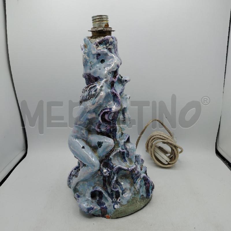 BASE LAMPADA SMALTI AZZ PRIMI 900 | Mercatino dell'Usato Roma viale tirreno 1
