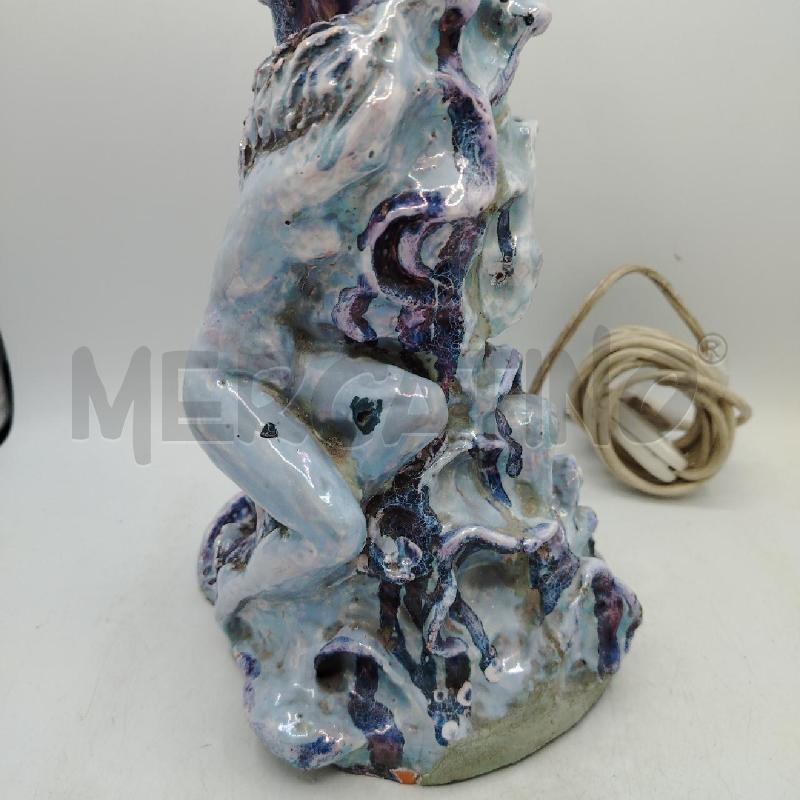 BASE LAMPADA SMALTI AZZ PRIMI 900 | Mercatino dell'Usato Roma viale tirreno 2