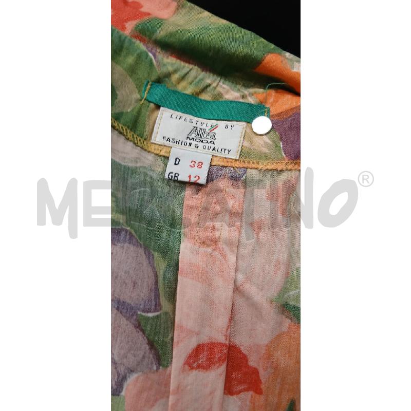 BLAZER D ALBA MODA MAN CORTE FLOREALE MULTICOL | Mercatino dell'Usato Roma viale tirreno 4