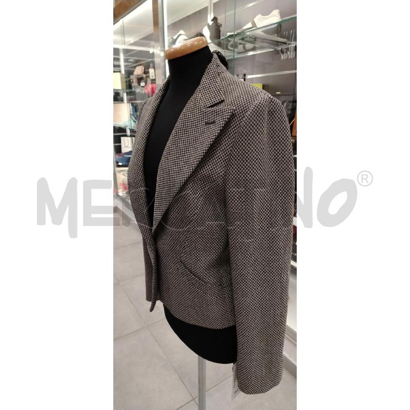 BLAZER D ARMANI COLEZZIONI SCACCHIERA GR NE MONOBOTT | Mercatino dell'Usato Roma viale tirreno 2