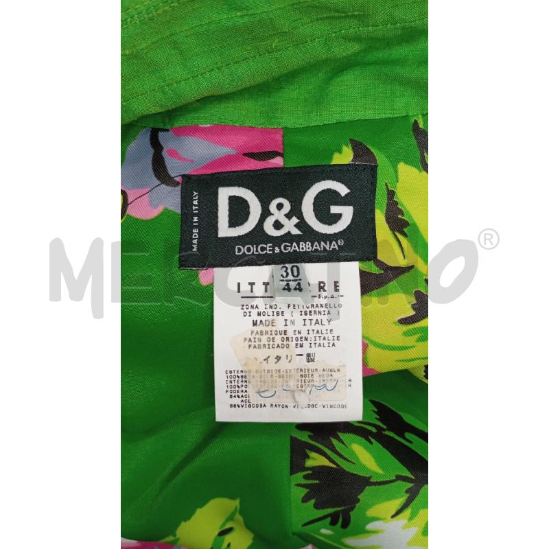 BLAZER D D&G VERDE SETA  | Mercatino dell'Usato Roma viale tirreno 4