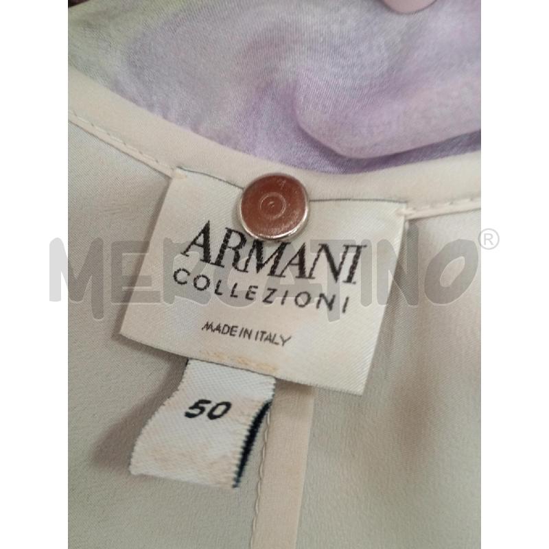 BLUSA D ARMANI COLLEZIONI SETA VI SFUM DA RIV  | Mercatino dell'Usato Roma viale tirreno 3