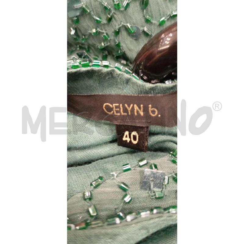 BLUSA D CELYN B. TURCHESE CON APPLICAZIONI | Mercatino dell'Usato Roma viale tirreno 3