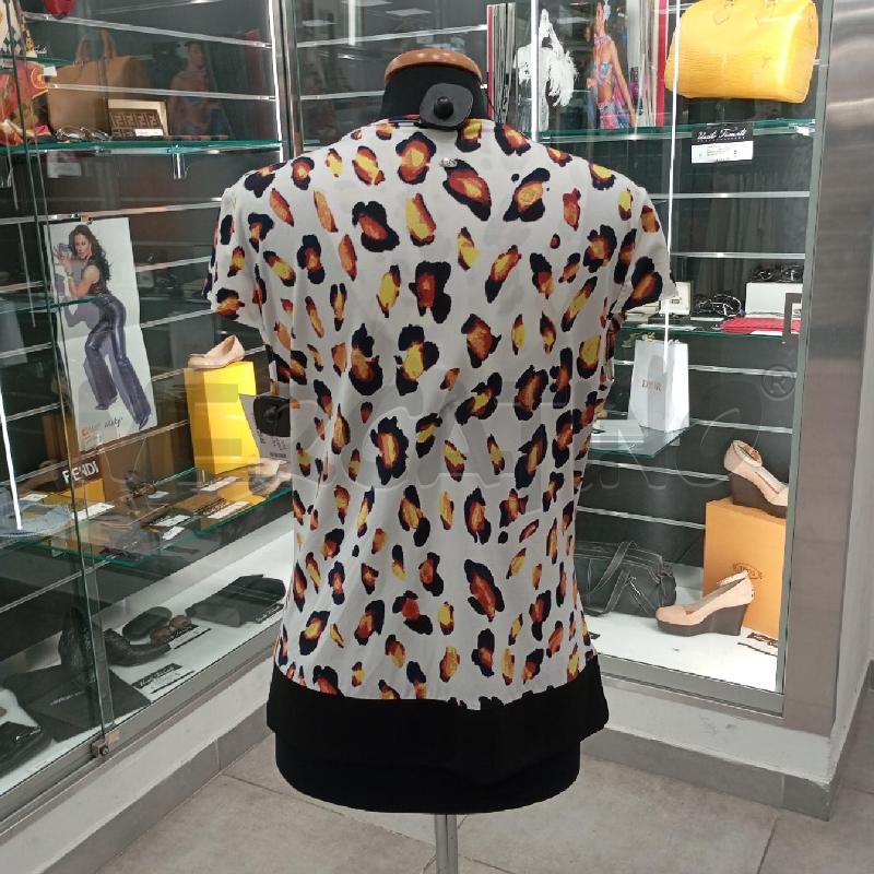 BLUSA D EMME MARELLA LEOP MA GI NE BI  | Mercatino dell'Usato Roma viale tirreno 2