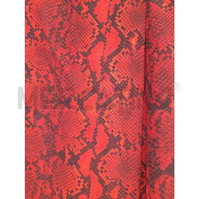 BLUSA D MICHAEL KORS ROSSO NERO PITONATO | Mercatino dell'Usato Roma viale tirreno 4