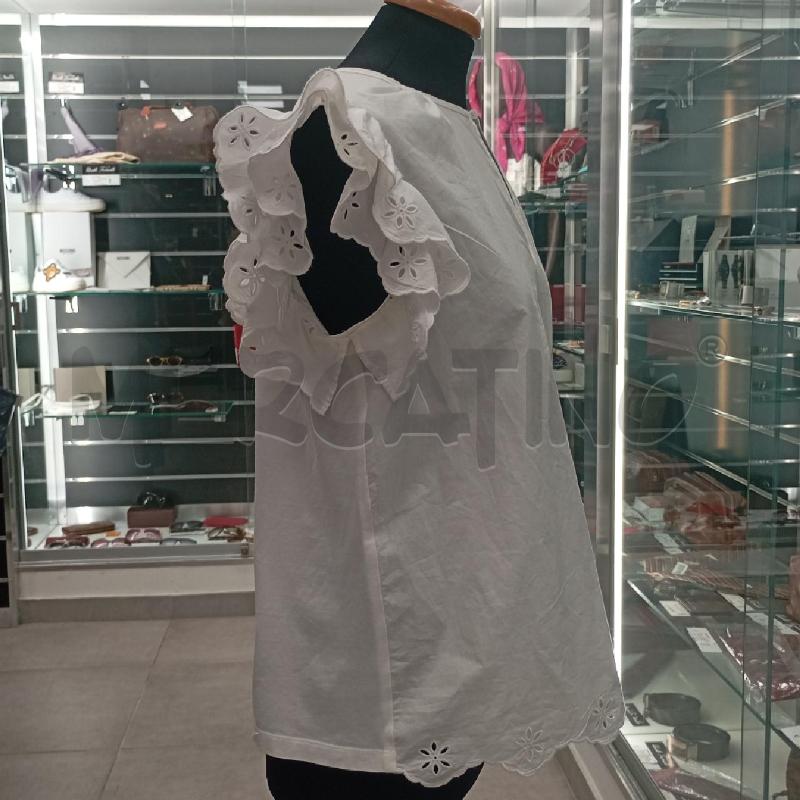 BLUSA D WEEKEND MAXMARA BI MANICHE FRUFRU CORTE  | Mercatino dell'Usato Roma viale tirreno 3