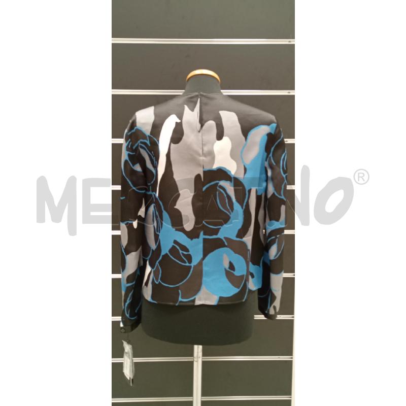 BLUSA GIORGIO ARMANI NERA GRIGIA BLU 100%SETA  | Mercatino dell'Usato Roma viale tirreno 3