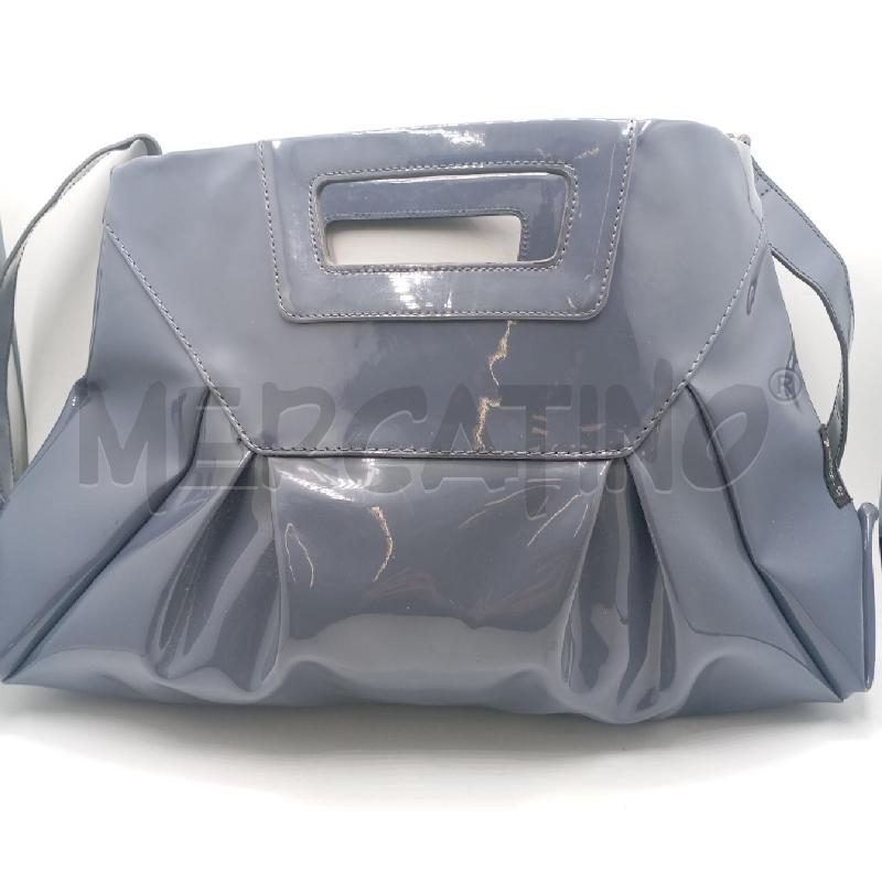 BORSA D ARMANI JEAN BL DELAVE LUCIDA + TRACOLLA | Mercatino dell'Usato Roma viale tirreno 2