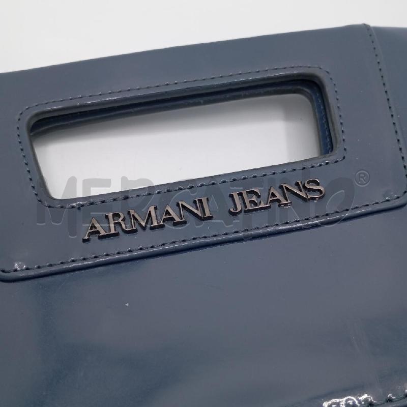 BORSA D ARMANI JEAN BL DELAVE LUCIDA + TRACOLLA | Mercatino dell'Usato Roma viale tirreno 3