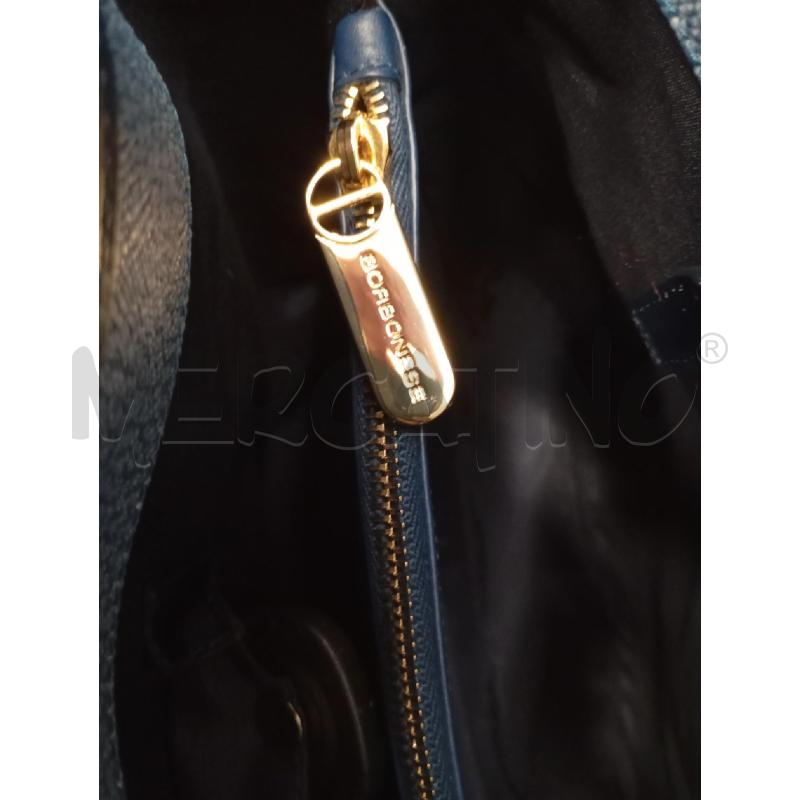BORSA D BORBONESE BLU  | Mercatino dell'Usato Roma viale tirreno 4