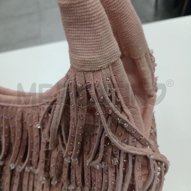 BORSA D CAMOMILLA RS FRANGE PERLINE RS | Mercatino dell'Usato Roma viale tirreno 4