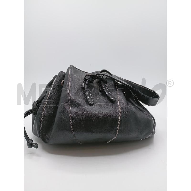 BORSA D COVERI WORL VERA PELLE NERO | Mercatino dell'Usato Roma viale tirreno 1