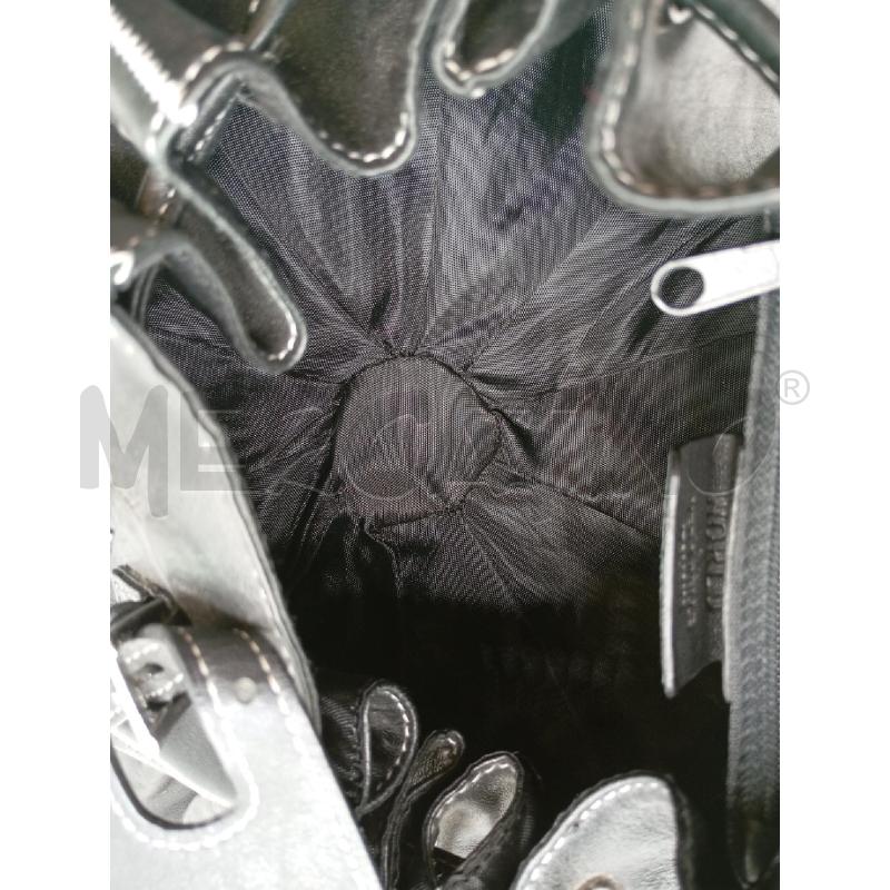 BORSA D COVERI WORL VERA PELLE NERO | Mercatino dell'Usato Roma viale tirreno 4