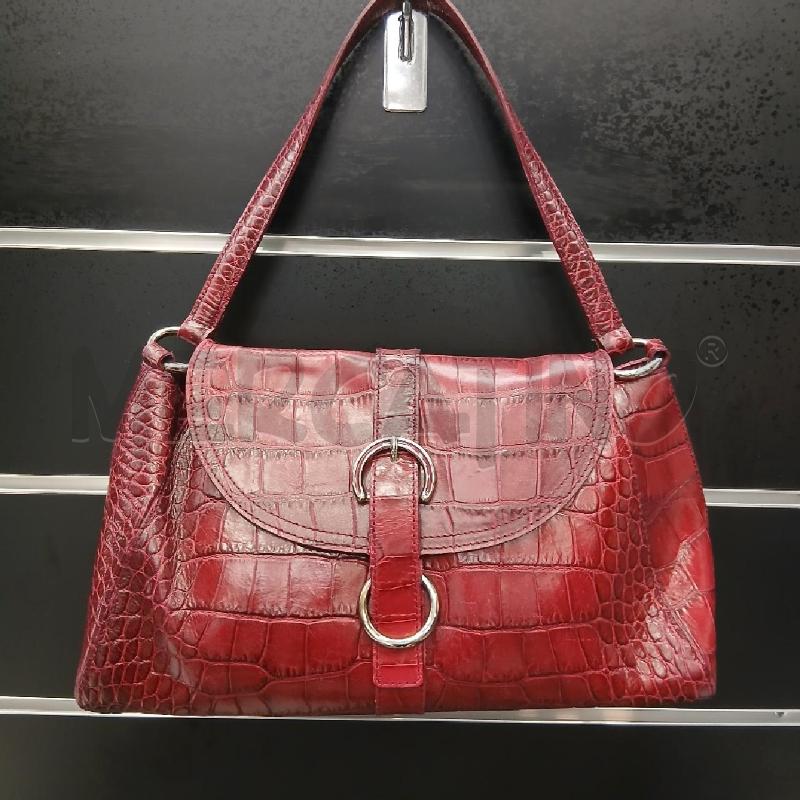 BORSA D FURLA FUCSIA STAMPA COCCODRILLO | Mercatino dell'Usato Roma viale tirreno 1