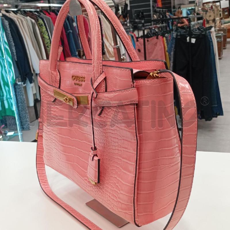 BORSA D GUESS COCCO RS + TRACOLLA  | Mercatino dell'Usato Roma viale tirreno 3