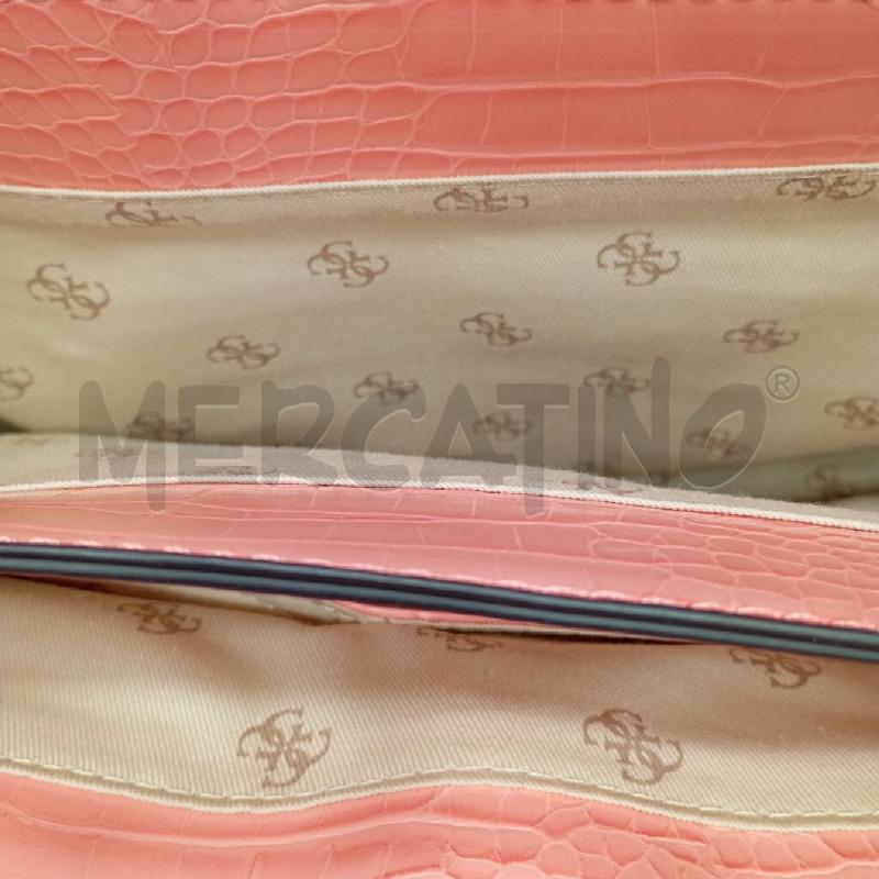 BORSA D GUESS COCCO RS + TRACOLLA  | Mercatino dell'Usato Roma viale tirreno 5