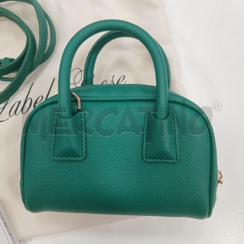 BORSA D LABEL ROSA VERDE | Mercatino dell'Usato Roma viale tirreno 3