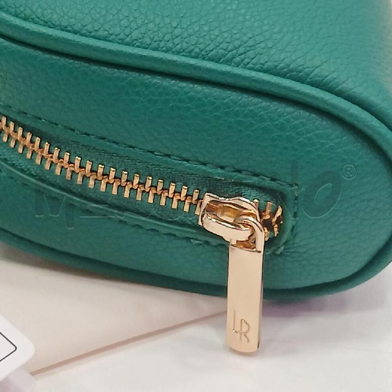 BORSA D LABEL ROSA VERDE | Mercatino dell'Usato Roma viale tirreno 4